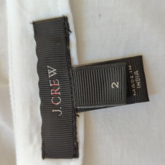 J. Crew White Embroidered Soutache Tunic 2 - Picture 11 of 13